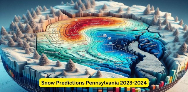 This image show a Snow Predictions Pennsylvania 2023-2024