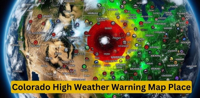 Colorado High Weather Warning Map Place