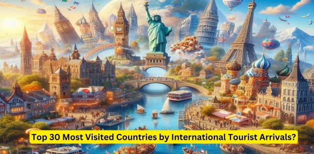 Top 30 Most Visited Countries by International Tourist Arrivals