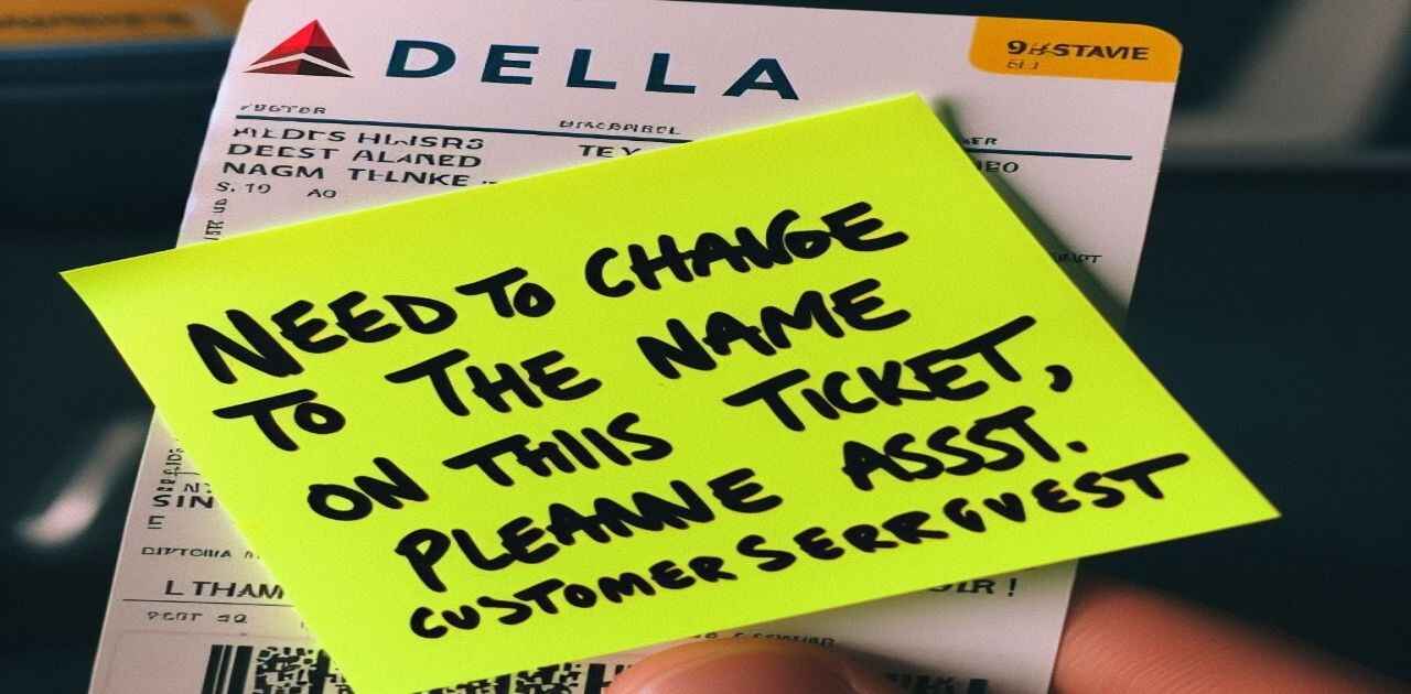 How to Change the Name on a Flight Ticket with Delta